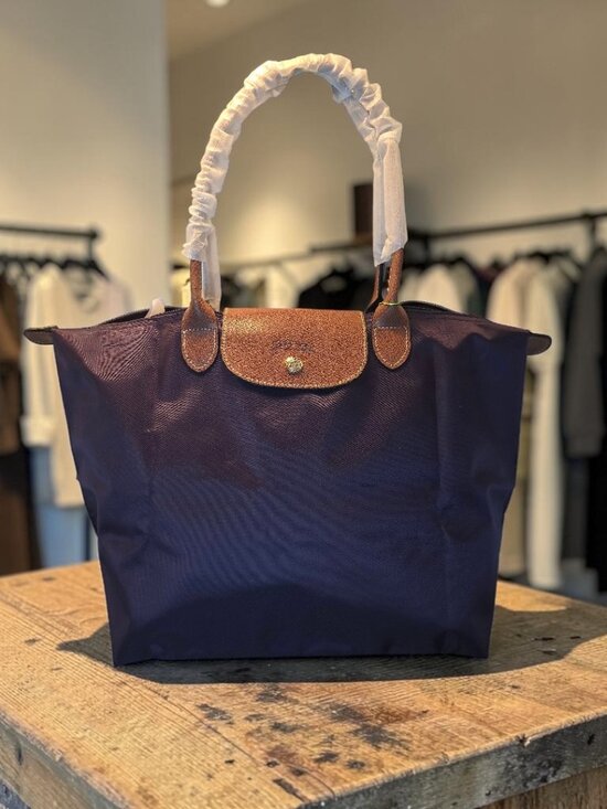 Unbranded Handbags - New Designer Inspired Jam Purple and Rose Gold Foldable Tote Bag NWT